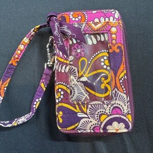 Vera Bradley Multicolor Floral Wristlet